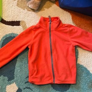 Carter’s size 5T, orange fleece jacket